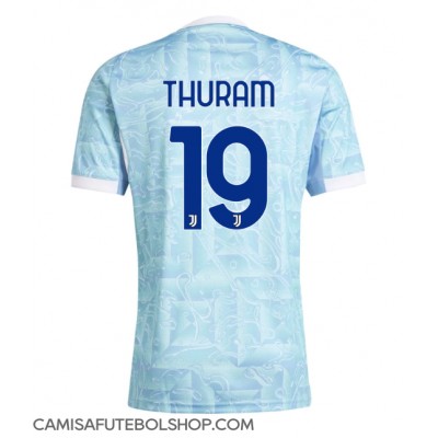 Camisa de time de futebol Juventus Khephren Thuram #19 Replicas 2º Equipamento 2025-26 Manga Curta Camisa de time de futebol Juventus Khephren Thuram #19 Replicas 2º Equipamento 2025-26 Manga Curta